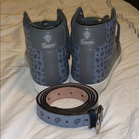 AUTHENTIC! Men’s Gucci sneakers and belt - Picture 3 of 3